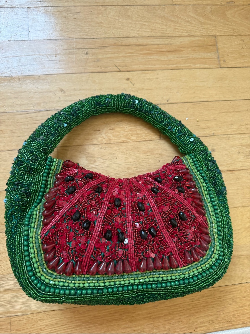 Watermelon Beaded Bag - Viral TikTok Trend NWT - Picture 4 of 6